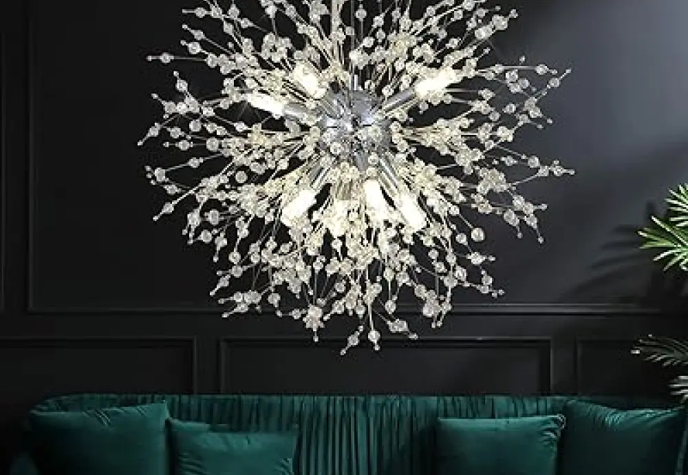 glass globe chandeliers