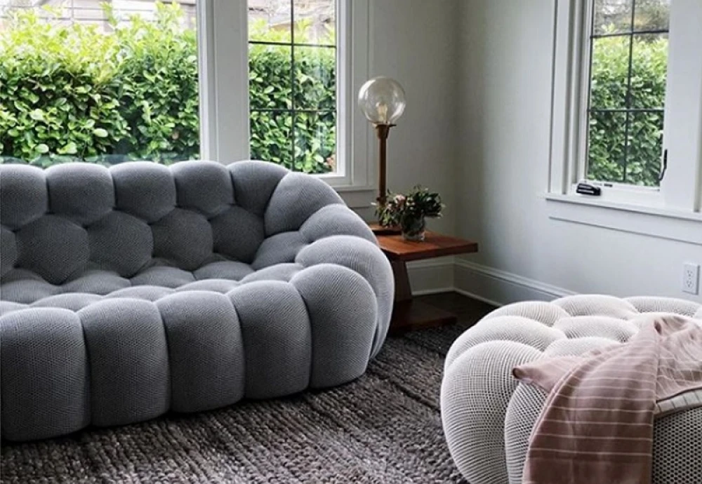 bubble blue sofa