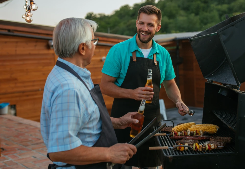 combination grill and smoker