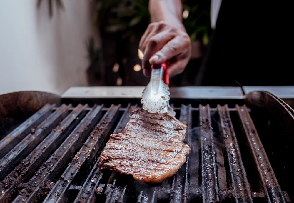 grilling burgers on a wood pellet grill